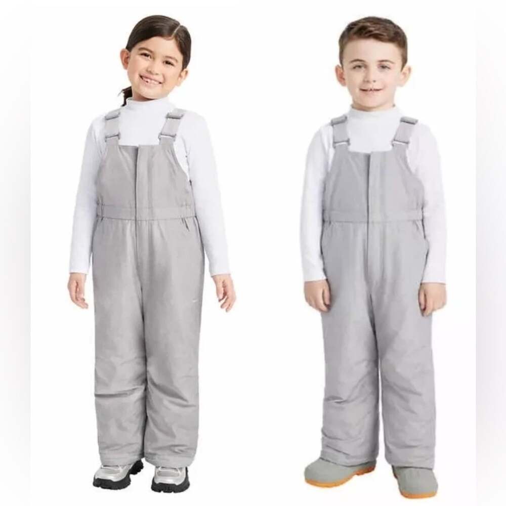 Gerry Kids Performance Snow Bib Gray Size 2T NWT